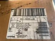 LEVITON | 49255-L48 QuickPort Patch Panel with Magnifying Lens Label Holder