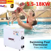 5.5KW~18.5KW Electric Swimming Pool Water Heater Thermostat Hot Tub 220V 380V