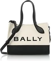 [Bally] Barry Tote Bag BAR KEEP ON XS 6304520 WAM02G NATURAL/BLACK+OVIBR, white (off-white), Free Size