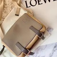 在飛比找蝦皮購物優惠-【二手99新】Loewe 羅意威 XS Military卡其