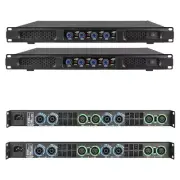 CA6400 4 Channel 5200 Watts Digital Power Amplifier Class-D 650Wx4 DJ Stage AMP