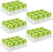 Silicone Seedling Starter Tray,Germination Nursery Pot - Set of 5 Silicone Houseplant Propagator Pots for Flower Fruit, Gardening Planting Tool