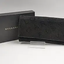 【皮老闆‘s Eva’】2980起標 二手真品 BVLGARI 錢包 皮夾 長夾 藍168