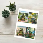 ABCreator's Cute Turtles Spring & Summer Sticker sheet