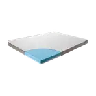 Palermo Queen Memory Foam Mattress Topper Cooling Gel Infused CertiPUR Approved