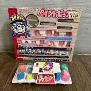 Popy Arale Dr Slump Paint Box w/ 25 Rubber Figures Keshi BNIB 1982