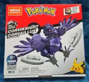 New! Mega Construx Pokemon Corviknight Buildable Play Set Building Set
