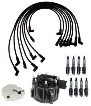 ACDelco Ignition Kit Distributor Rotor Cap Wire Spark Plugs For C10 K10 Jimmy V8