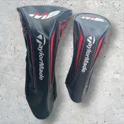 New Taylormade M6 Driver Headcover Fairway Headcover set of 2 No Number Tag NEW