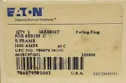 EATON CUTLER HAMMER 16RES16T R Frame 1600 AMP Rating Plug Type RD 6635C67G01