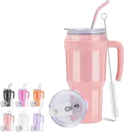 40Oz Tumbler with Removable Handle Gifts for Coffee Lovers Women, Large Stainles