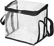 Transparent Toy Storage Bag, Waterproof Toy Storage Organizer, PVC Multifunctional Board Game Organizer Bag for Board Game Puzzle Building Block(M)