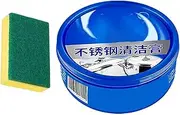 Stainless Steel Cleaning Cream | Household Stainless Steel Stain Cleaning Wax | Metal Polishing Cream, 300g Effortless Shine & Long-Lasting Protection Cream For Kitchen Washing Pot Bottom Scale