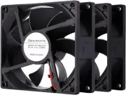 2 Pack 90Mm 92Mm 12V DC Computer PC Fan 2 Wire 3Pin Cooling Fan for Computer Cas