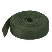 Lightweight Polypropylene Webbing Strap 1 1/4" 10 Yard Backpack Army Green