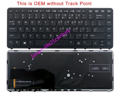New backlit Keyboard for HP 840 G1 G2,850 G1 G2,745 G1 G2,NSK-CP3BV 9Z.N9JBV.301