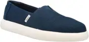 TOMS Alpargata Mallow Slip On Size 8.5 Womens Navy Blue Sneakers Shoes 10016736