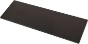 Black Melamine Shelf 36” Long x 12” Wide x 3/4” Thick Edge Banded Double Sided