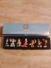 Vintage Disney Store Mickey Mouse 70 Happy Years Ceramic Ornament Boxed Set NIB