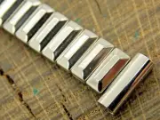 Zenith USA Vintage NOS Unused 13mm Expansion Stainless Steel Watch Band Bracelet