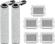HEPA Filter，Main Brush Roller，Compatible for Roborock Flexi Pro Wet and Dry Vacuum Cleaner Replacement Parts