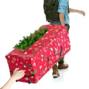 Rolling Christmas Tree Storage Bag - 7.5 Ft Xmas Tree Storage Bag for 7.5Ft