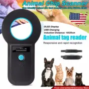 Pet Dog Cat Microchip Reader Animal EMID ISO Chip Scanner Tag ID Identification