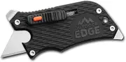 Outdoor Edge SlideWinder - Utility Knife Multitool with Standard Replaceable Razor Blade, Screwdrivers, Prybar, Bottle Opener and Pocket Clip with Locking Auto-Retracting Blade