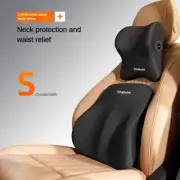 2 Pack Car Seat Headrest Pillow Neck Pillow Head Support Soft Memory Foam