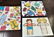 Cabbage Patch Kids Wrapping Paper - Paper Dolls 1984