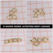 10Pcs U- Shaped Rings Purse Locks Fastener Diy Handbag Fastener