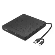 External Drive USB CD RW DVD ROM Writer Burner Reader Player For PC Mac Windows