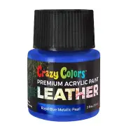 Royal Blue Metallic Pearl Acrylic Leather Shoe Paint, 2 oz - Sneakers, Bags