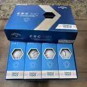 New Callaway E.R.C Soft Triple Track Golf Balls 12 Pack Dozen