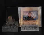 Lalique Crystal Elton John Gold Angel 1997 With CD