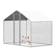 Topet Large Walk-in Pet Chicken Run Coop Rabbit Hutch Ferret Cage Hen House