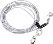 Happyyami 1Pc Outdoor Dog Traction Strap Double Headed Woven Rope Durable Pet Pulling Rope for Easy Control and Comfortable Grip for All Dogs