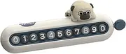 Temporary Parking Number Plate | Temporary Parking Phone Number Sign - Temporary Stop Sign Cartoon Parking Plate, Phone Number Plate, Car Interior Accessories