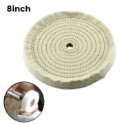 Multi layer Cotton Cloth Buffing Wheel for Bench Grinder 8 Diameter 50 Ply