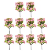 for Train Railway Models and Scene Layouts Pink Model Trees (10cm)