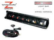 Z-vision Dual Color Light Bar 6 - Red And White #zbar-rw6 Dual Color Light Bar 6 Spot Light Red And White - With Wiring Harness #zbar - Rw6 + Wh1