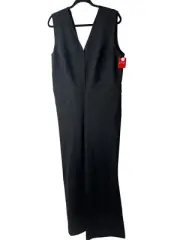 NWT Spanx Ponte Perfect Sleeveless Jumpsuit Size XL Tall Classic Black 20383T
