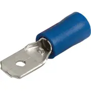 Narva Male Terminal - Blue, 6.3mm, Blade