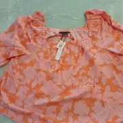 Anthropology Sanctuary Top Womens 2X NWT Peach