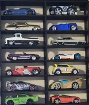 14 Car Wall Mount Hot Wheels 1:64 Modular Matchbox Display Shelf Toy Storage