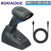 Datalogic Quickscan QM2131-BK-433K1 Wireless 1D USB Barcode Scanner W/ Cradle