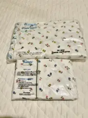 Percale Sheets And Pillow Covers Vintage No Iron Ultracale Double Fitted New