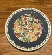 Fitz & Floyd Alfresco Collage Salad Plate NWT