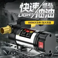 在飛比找露天拍賣優惠-電動抽油泵浦 小型12V24V220V伏柴油加油機鑄鐵抽油器