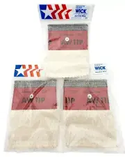 American Wick Lot of 3 AW-11P Kerosene Heater Wicks New Sealed